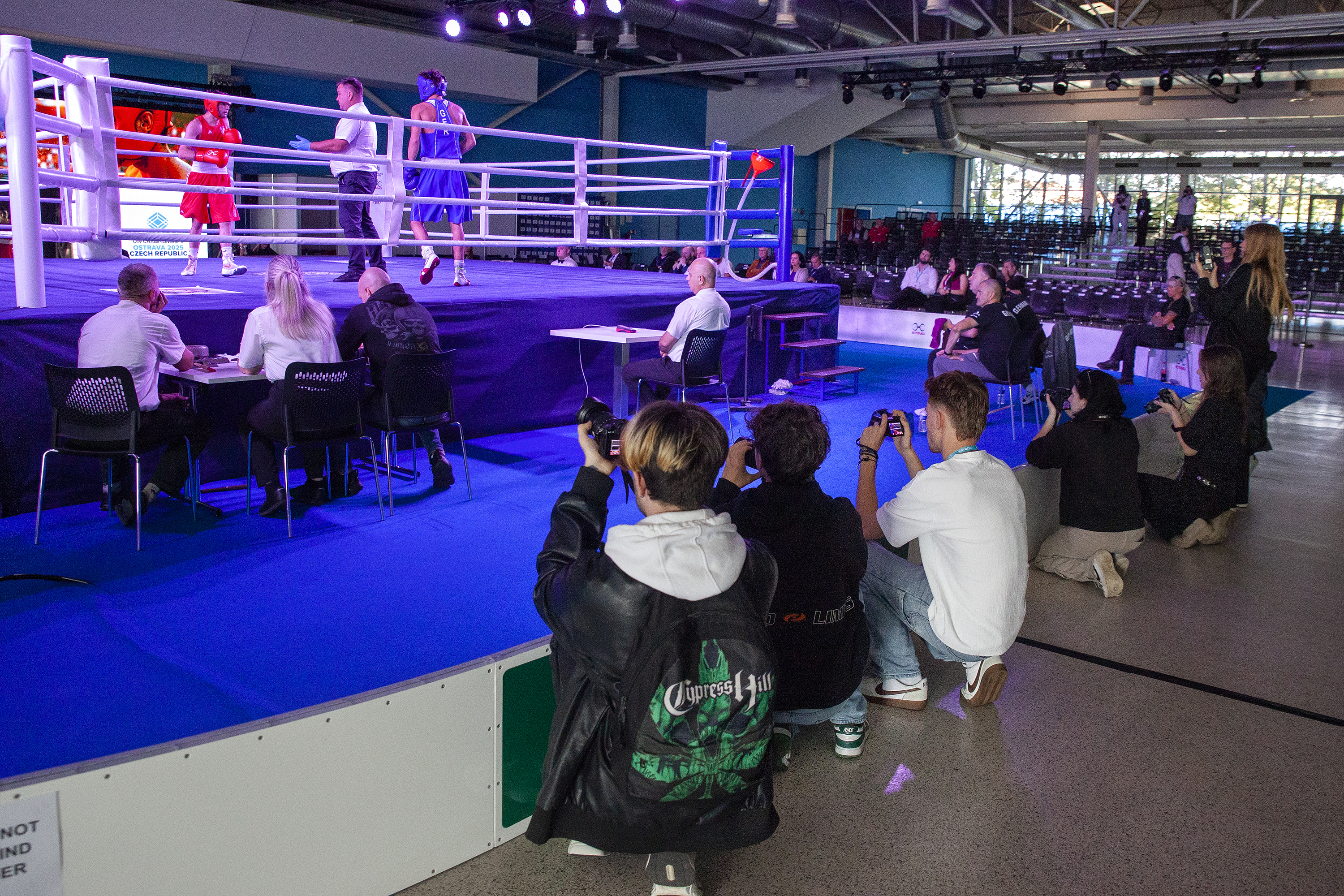 Studenti fotili na European Boxing Championship U19 v Ostravě