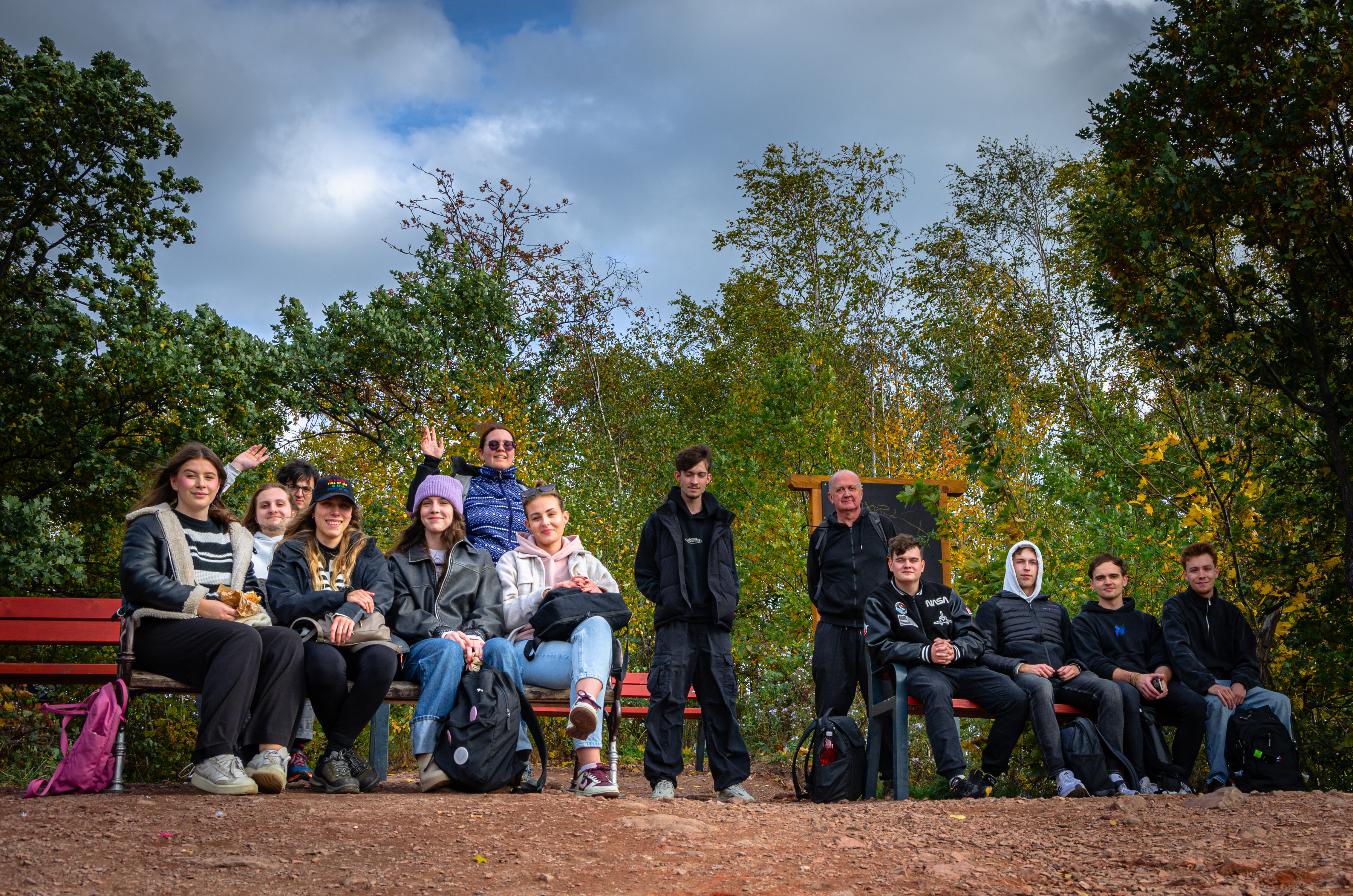 Studenti VOŠMET zdolali haldu Ema