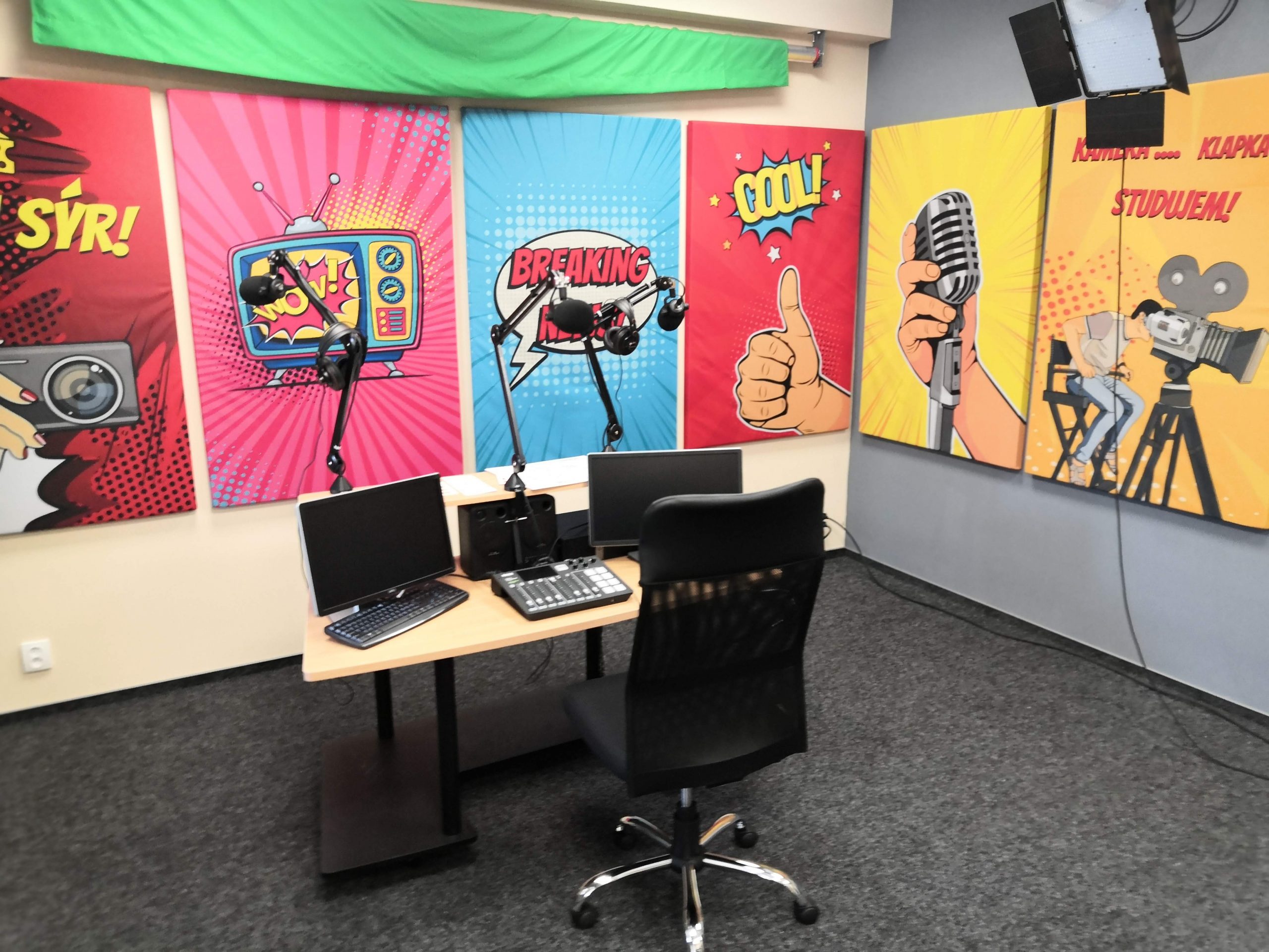Tisková zpráva – Multimediální studio – nový svět pro studenty!